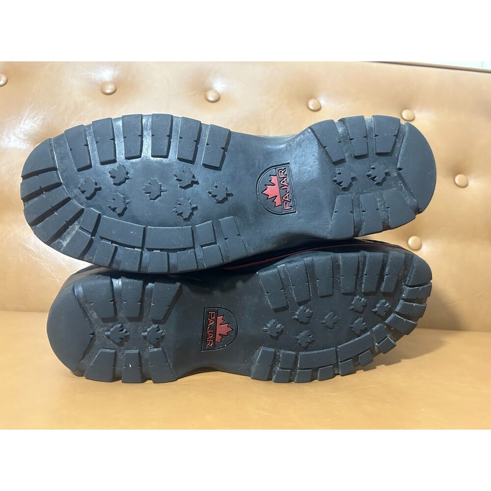 Pajar Canada Snow Boots Mens US 11-11.5 Black Leather Moose Grip Low Waterproof‎ - Picture 8 of 16